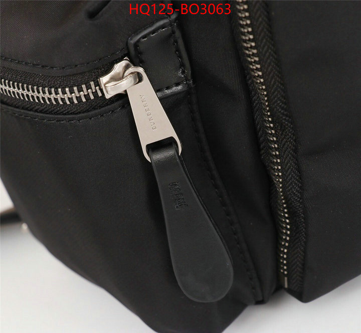 Burberry Bags(4A)-Backpack,aaaaa replica ,ID: BO3063,$: 125USD