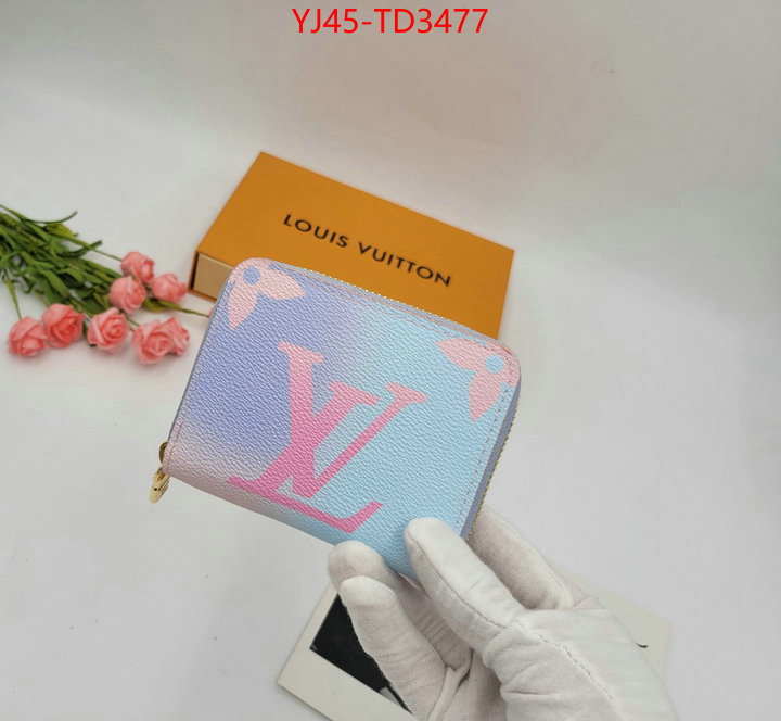 LV Bags(4A)-Wallet,ID: TD3477,$: 45USD