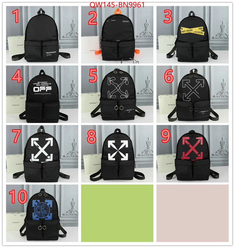 Off-White Bags ( TOP )-Backpack-,cheap high quality replica ,ID: BN9961,$: 145USD