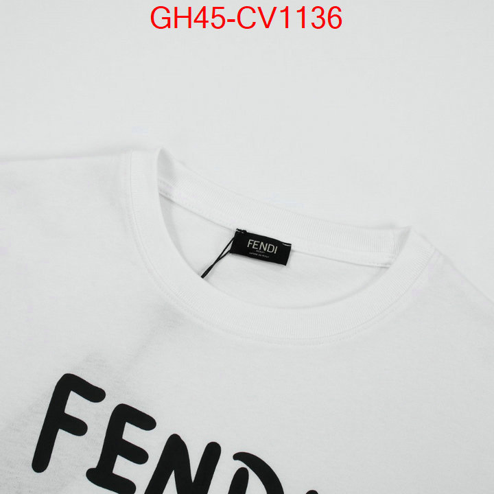 Clothing-Fendi,aaaaa customize , ID: CV1136,$: 45USD