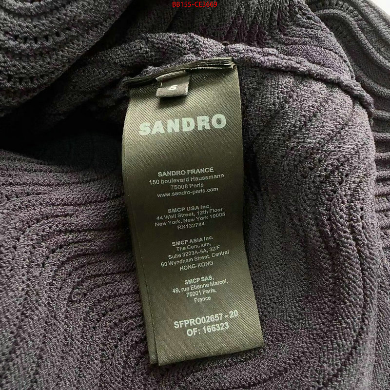 Clothing-Sandro,practical and versatile replica designer , ID: CE3669,$:155USD