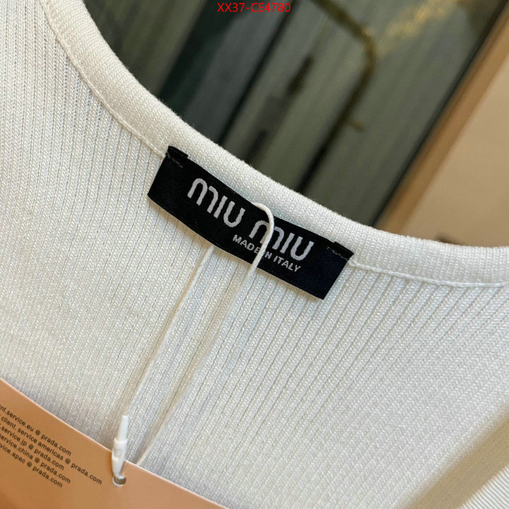 Clothing-MIU MIU,what's the best to buy replica , ID: CE4780,$: 37USD