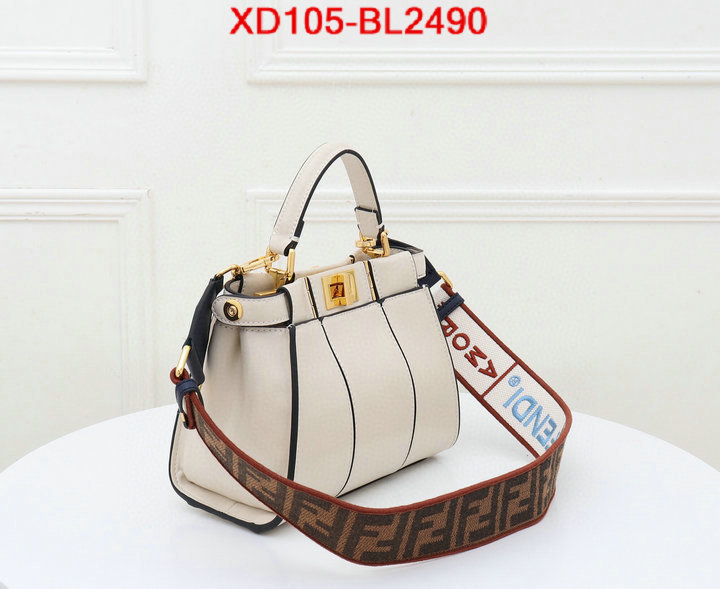 Fendi Bags(4A)-Peekaboo,high quality designer replica ,ID: BL2490,$: 105USD