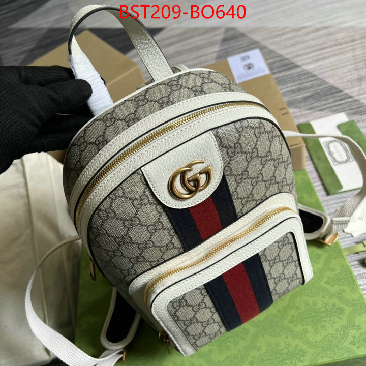 Gucci Bags(TOP)-Backpack-,how to buy replcia ,ID: BO640,$: 209USD