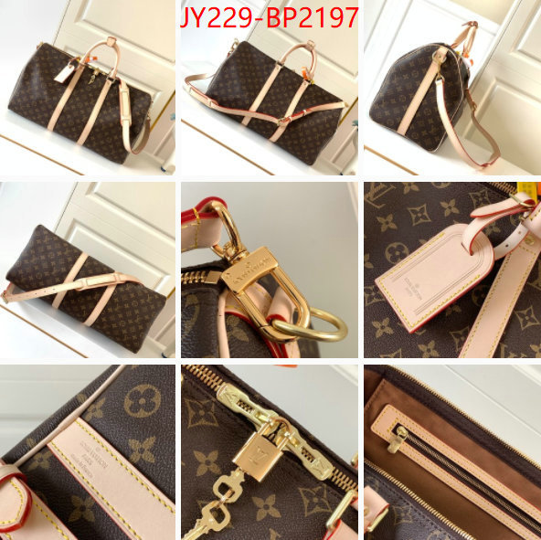 LV Bags(TOP)-Keepall BandouliRe 45-50-,ID: BP2197,