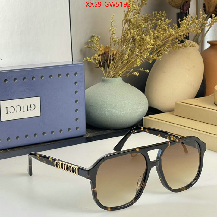 Glasses-Gucci,high quality designer replica , ID: GW5195,$: 59USD