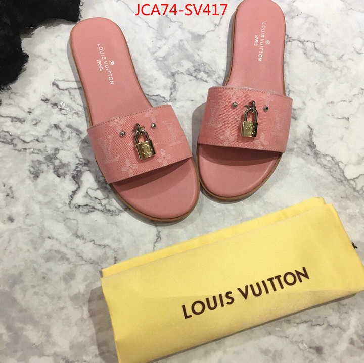 Women Shoes-LV,what 1:1 replica , ID: SV417,$:74USD