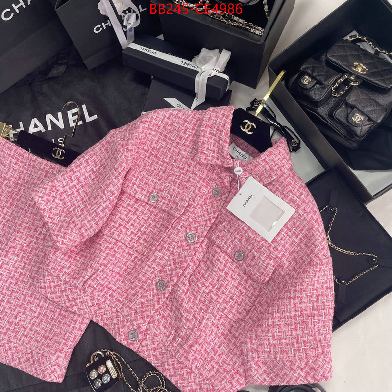 Clothing-Chanel,aaaaa , ID: CE4986,$: 245USD