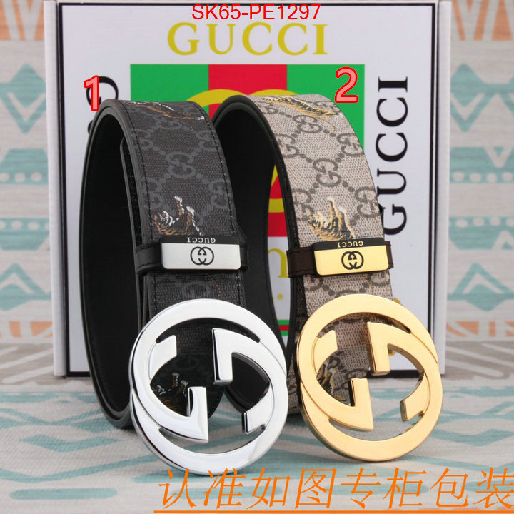 Belts-Gucci,the best affordable , ID: PE1297,$: 65USD