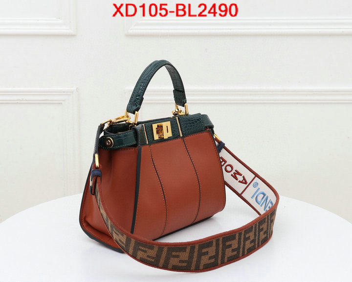 Fendi Bags(4A)-Peekaboo,high quality designer replica ,ID: BL2490,$: 105USD