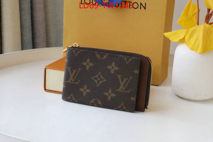 LV Bags(TOP)-Wallet,ID: TW1343,$: 69USD