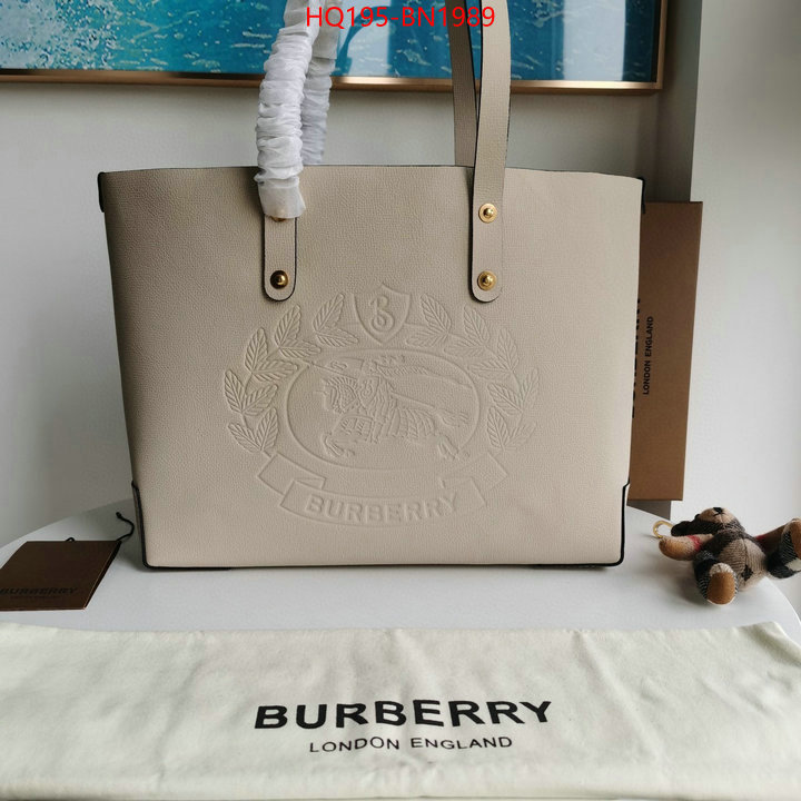 Burberry Bags(TOP)-Handbag-,1:1 clone ,ID: BN1989,$: 195USD