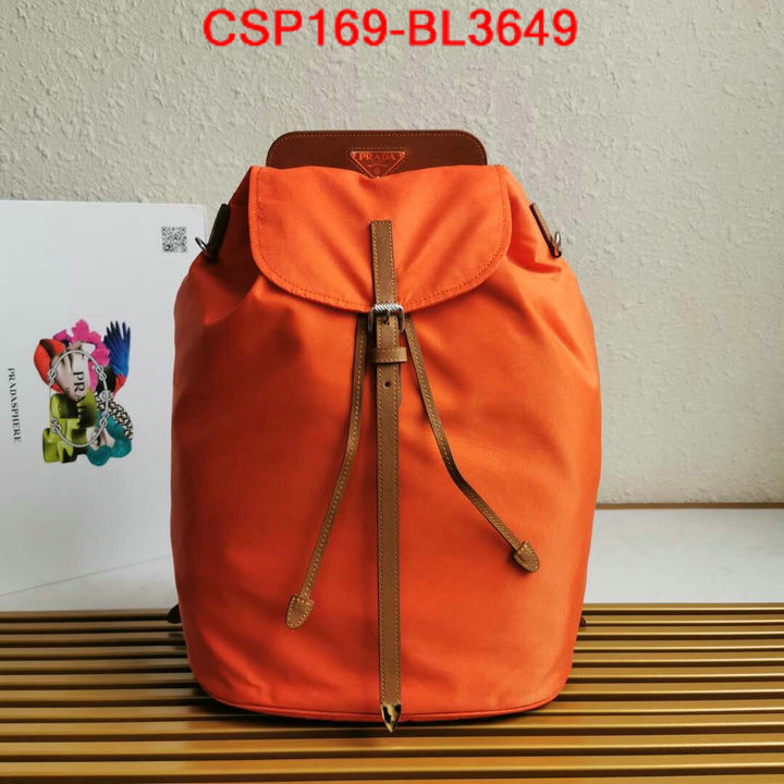 Prada Bags(TOP)-Backpack-,ID: BL3649,$: 169USD