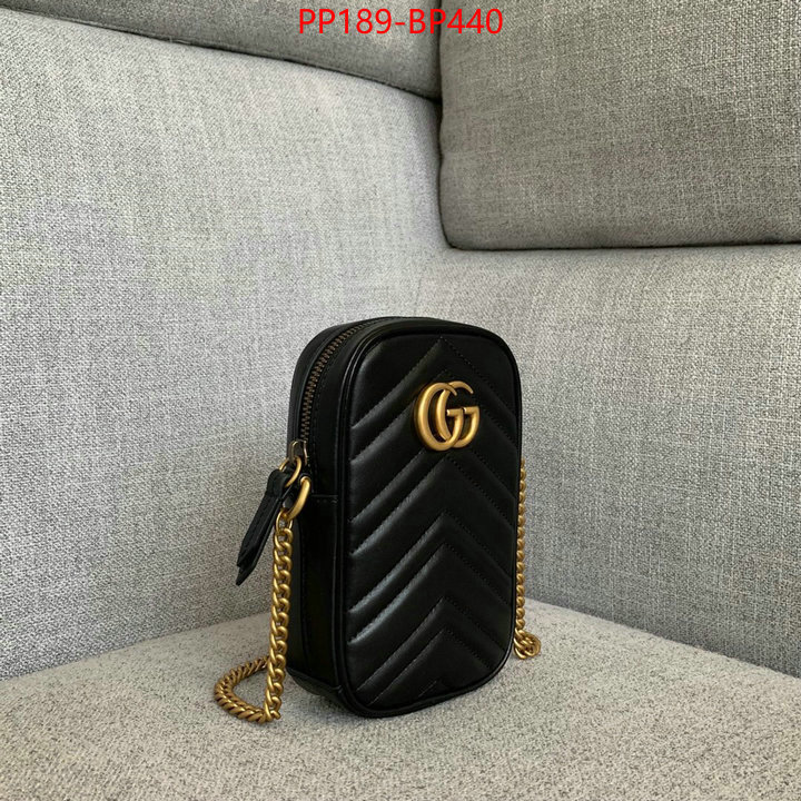 Gucci Bags(TOP)-Marmont,ID: BP440,$:189USD