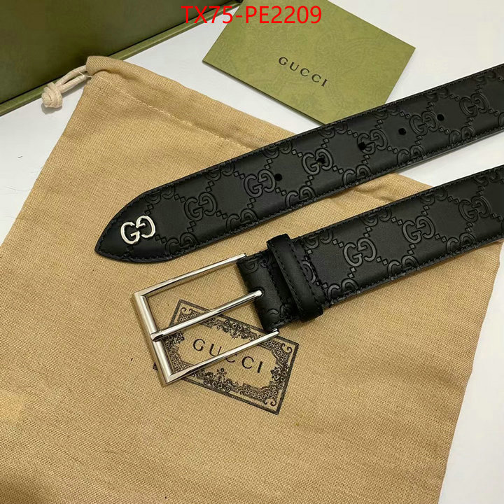 Belts-Gucci,the best designer , ID: PE2209,$: 75USD