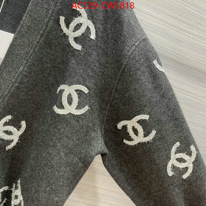 Clothing-Chanel,designer 1:1 replica , ID: CW1818,$: 129USD