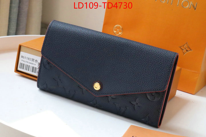 LV Bags(TOP)-Wallet,ID: TD4730,$: 109USD