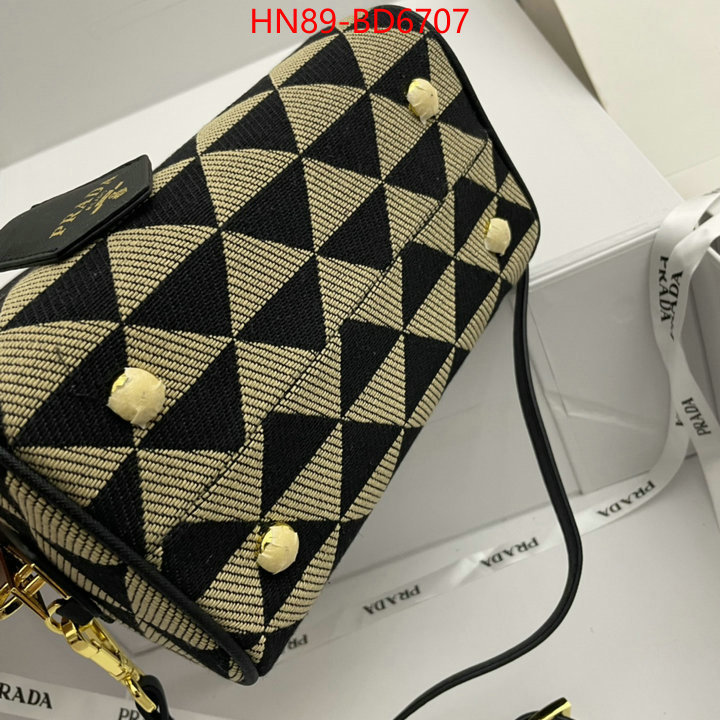 Prada Bags(4A)-Diagonal-,mirror copy luxury ,ID: BD6707,$: 89USD