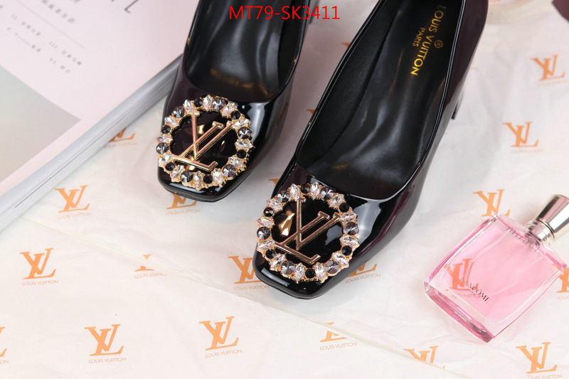 Women Shoes-LV,counter quality , ID: SK3411,$:79USD