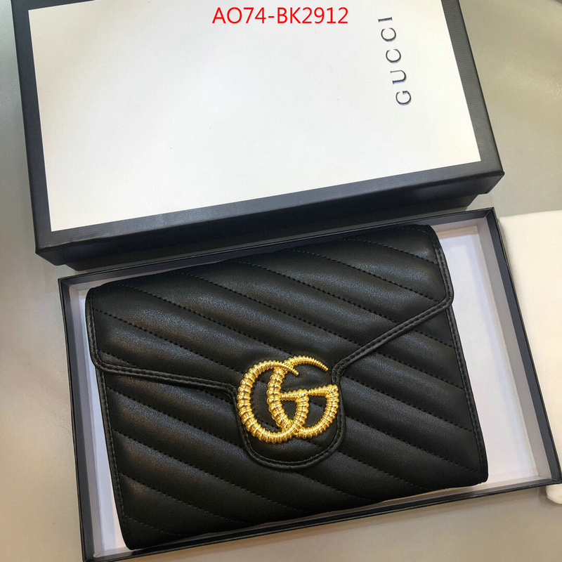 Gucci Bags(4A)-Wallet-,ID: BK2912,$:74USD