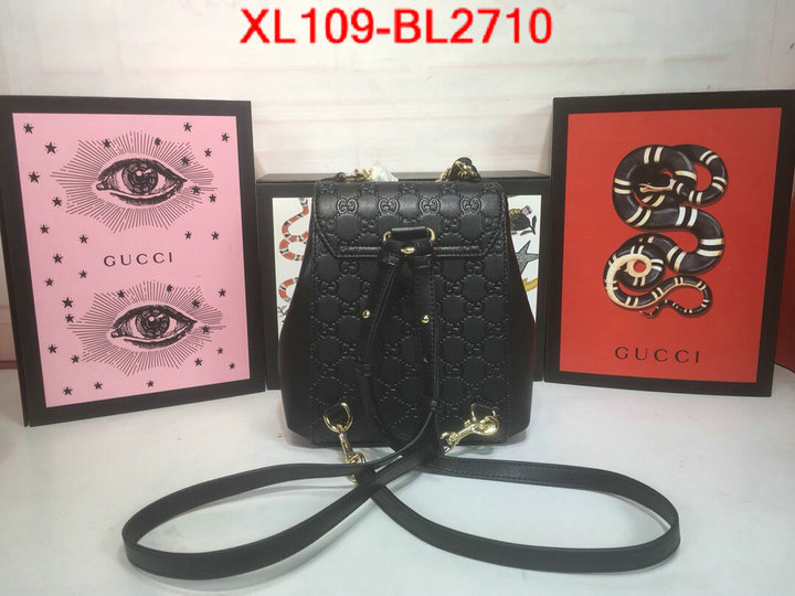 Gucci Bags(4A)-Backpack-,where to buy ,ID: BL2710,$: 109USD