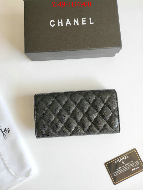 Chanel Bags(4A)-Wallet-,ID: TD4908,$: 49USD