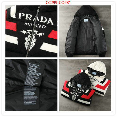 Down jacket Women-Prada,where to buy , ID: CO981,$: 299USD