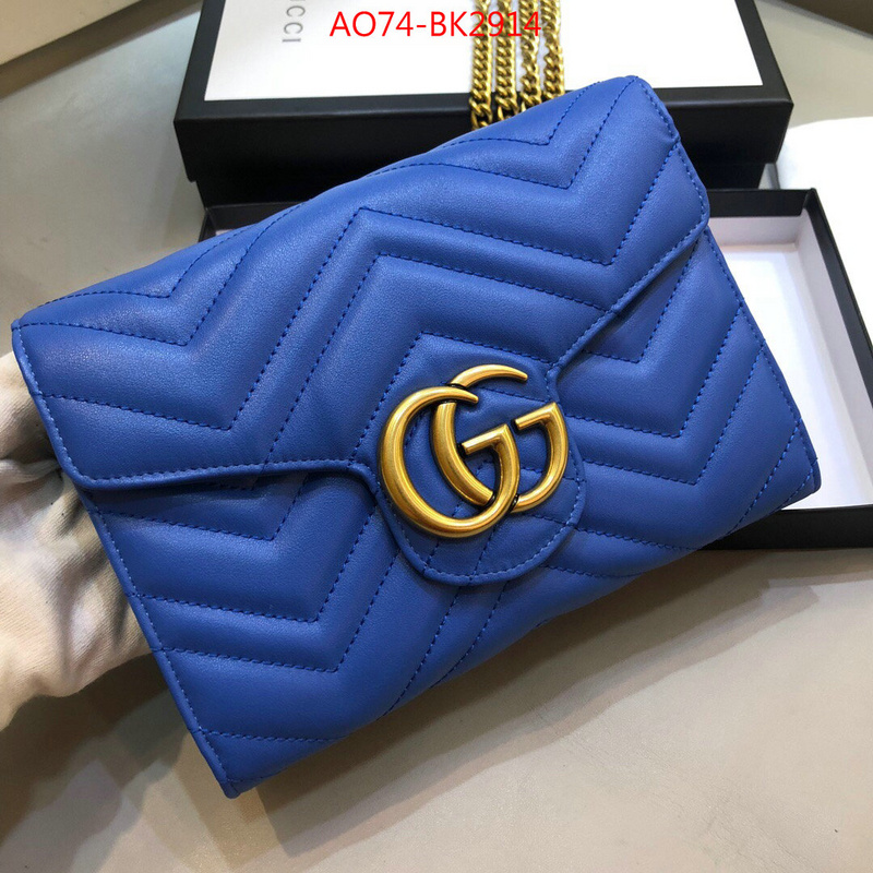 Gucci Bags(4A)-Wallet-,ID: BK2914,$:74USD