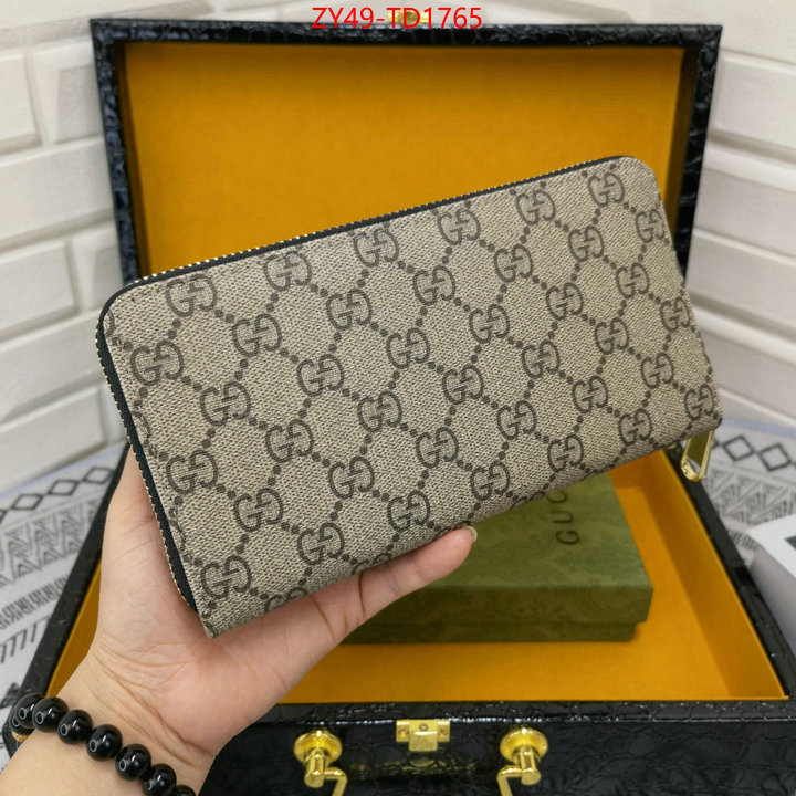 Gucci Bags(4A)-Wallet-,cheap high quality replica ,ID: TD1765,$: 49USD