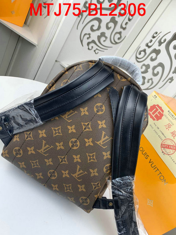 LV Bags(4A)-Backpack-,ID：BL2306,$:75USD