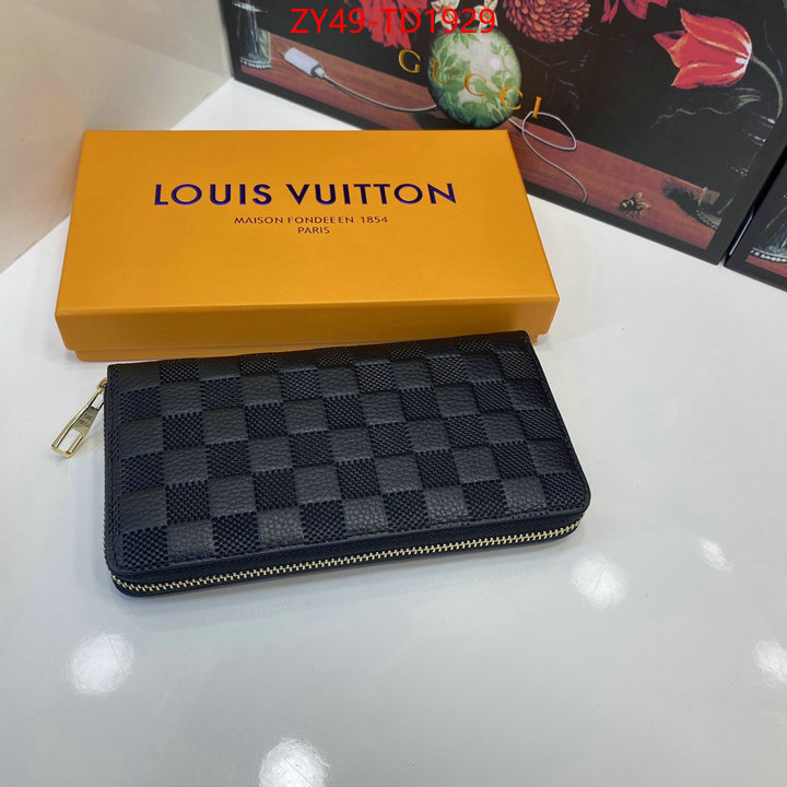 LV Bags(4A)-Wallet,ID: TD1929,$: 49USD