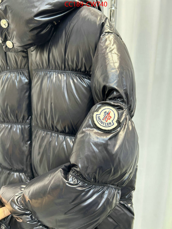 Down jacket Women-Moncler,top designer replica , ID: CW740,$: 189USD