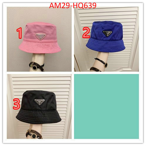 Cap (Hat)-Prada,cheap replica , ID:HQ639,$: 29USD