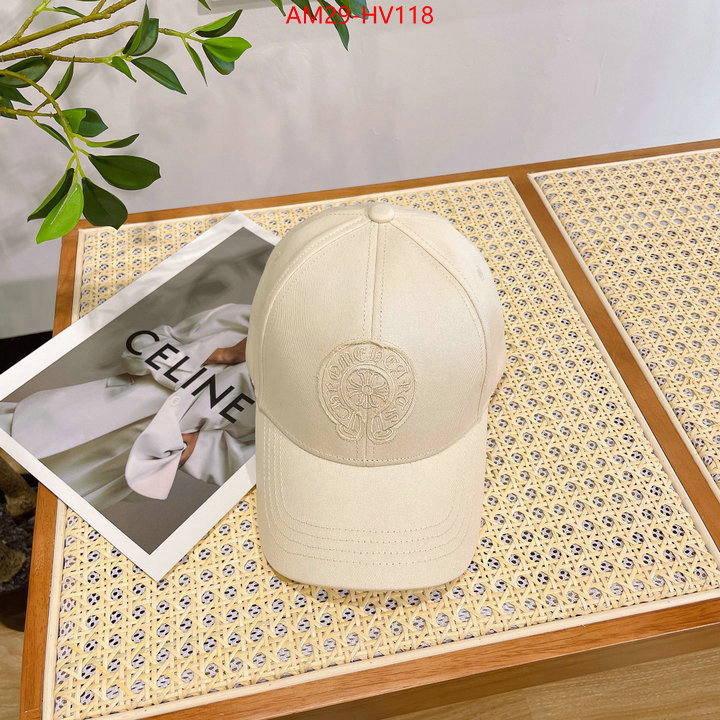 Cap (Hat)-Chrome Hearts,luxury fake , ID: HV118,$: 29USD