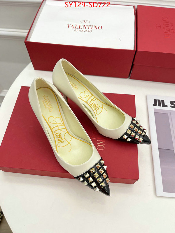 Women Shoes-Valentino,2023 replica wholesale cheap sales online , ID: SD722,$: 129USD