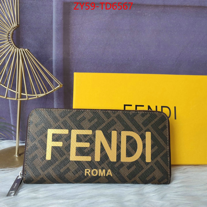 Fendi Bags(4A)-Wallet-,counter quality ,ID: TD6567,$: 59USD