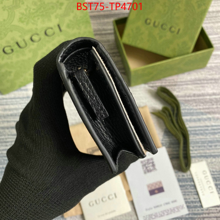 Gucci Bags(TOP)-Wallet-,ID: TP4701,$: 75USD