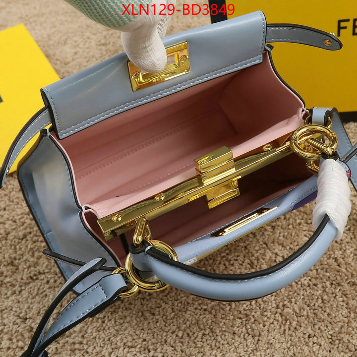 Fendi Bags(4A)-Peekaboo,fake ,ID: BD3849,$: 129USD