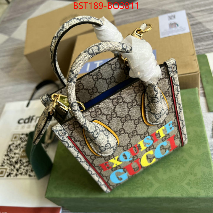 Gucci Bags(TOP)-Diagonal-,new designer replica ,ID: BO3811,$: 189USD