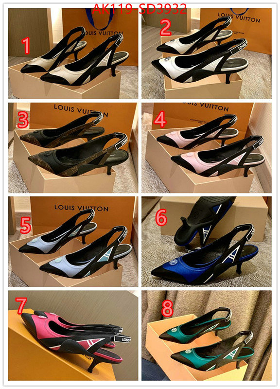 Women Shoes-LV,wholesale china , ID: SD3932,$: 119USD