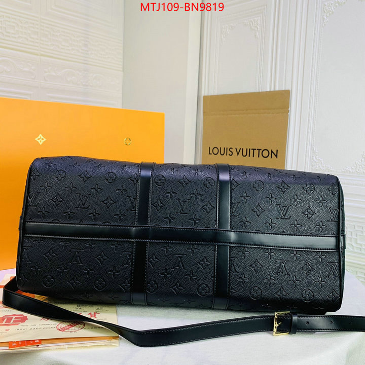 LV Bags(4A)-Keepall BandouliRe 45-50-,best quality fake ,ID: BN9819,$: 109USD