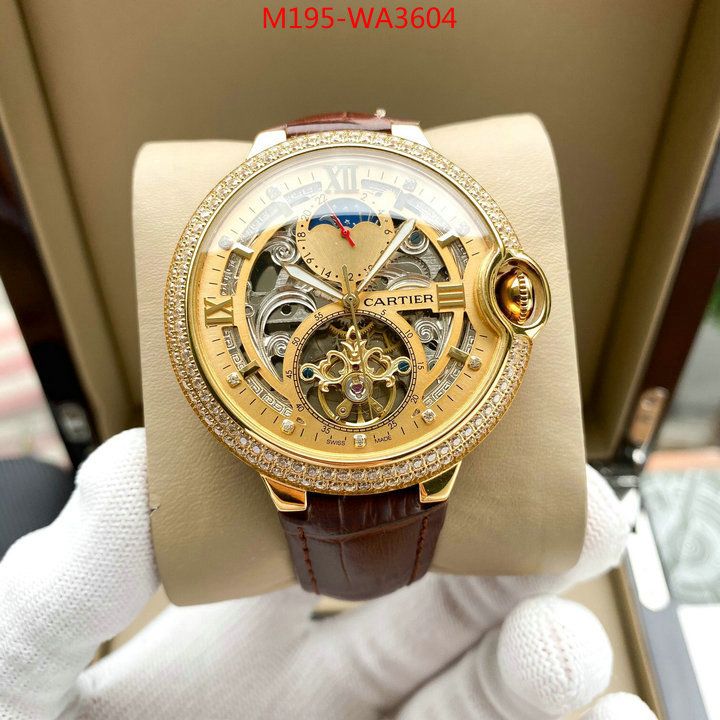 Watch(4A)-Cartier,top quality replica , ID: WA3604,$: 195USD