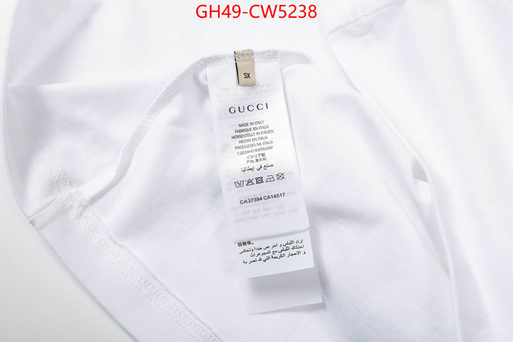 Clothing-Gucci,customize best quality replica , ID: CW5238,$: 49USD