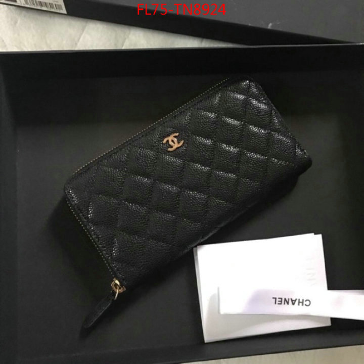 Chanel Bags(4A)-Wallet-,ID: TN8924,$: 75USD