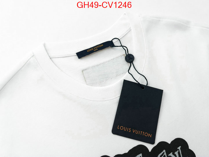 Clothing-LV,2023 luxury replicas , ID: CV1246,$: 49USD