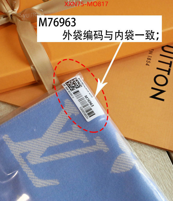 Scarf-LV,high quality designer replica , ID: MO817,$: 75USD