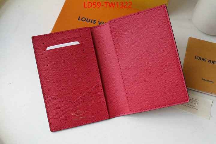 LV Bags(TOP)-Wallet,ID: TW1322,$: 59USD