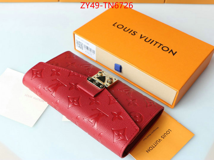 LV Bags(4A)-Wallet,ID: TN6726,$: 49USD