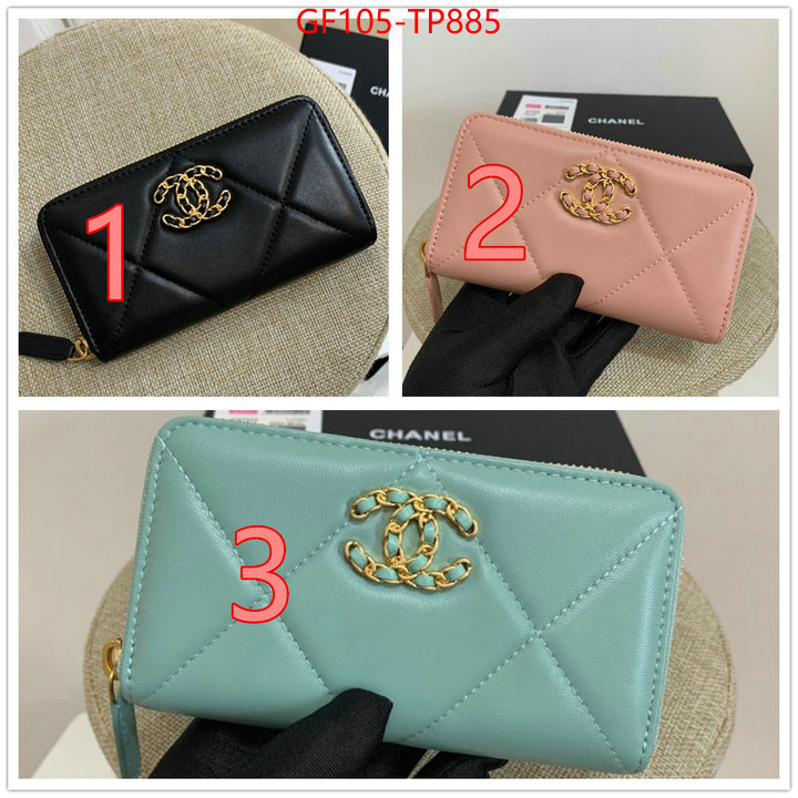 Chanel Bags(TOP)-Wallet-,ID: TP885,$: 105USD