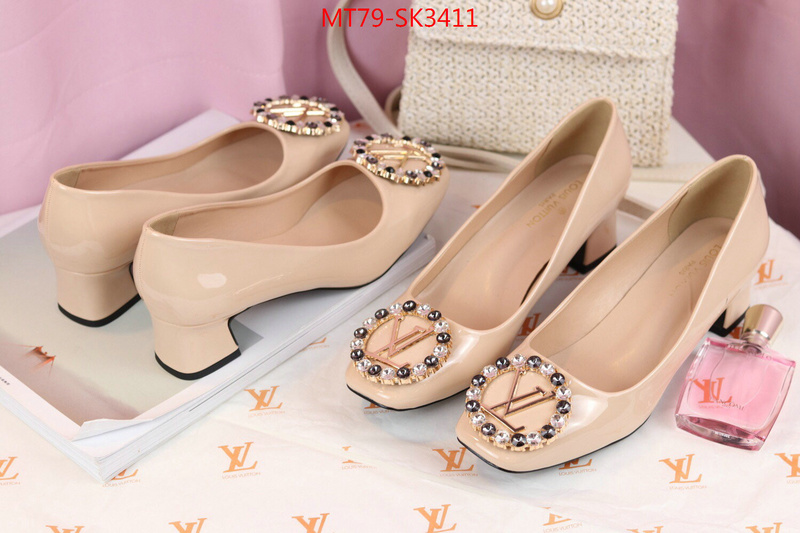 Women Shoes-LV,counter quality , ID: SK3411,$:79USD